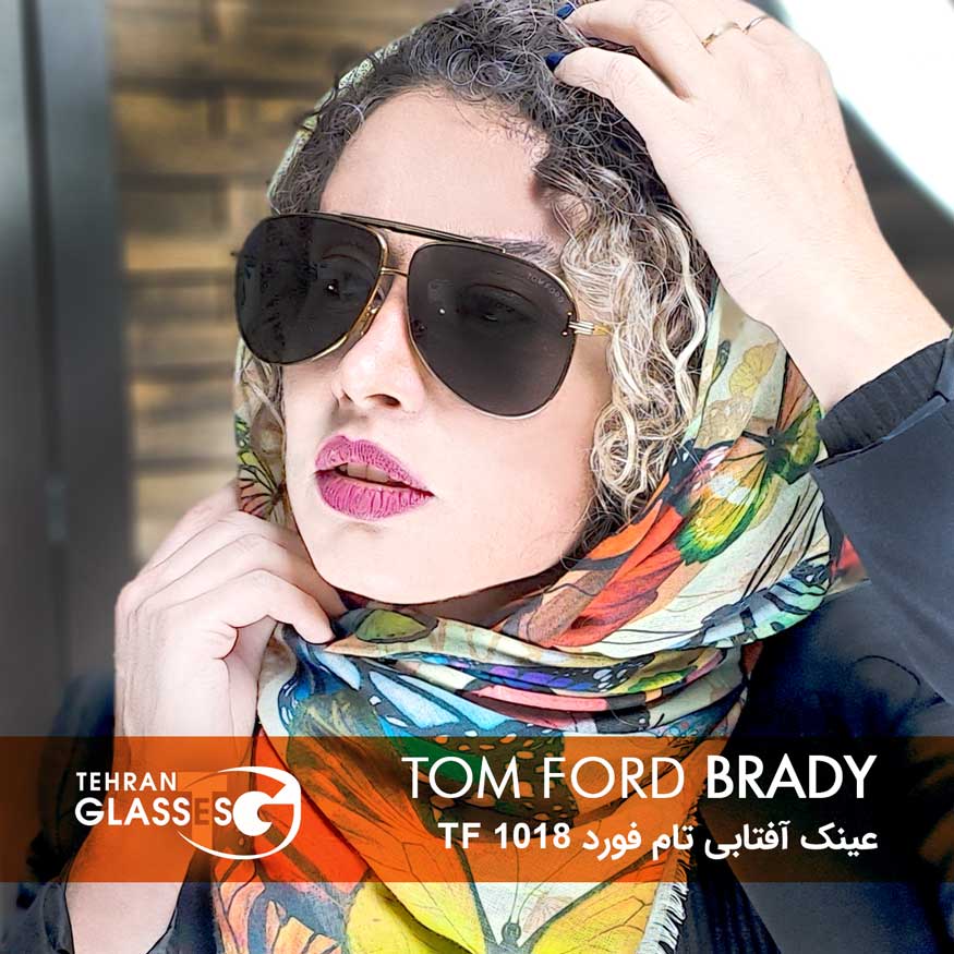 عینک آفتابی تام فورد Brady TF 1018